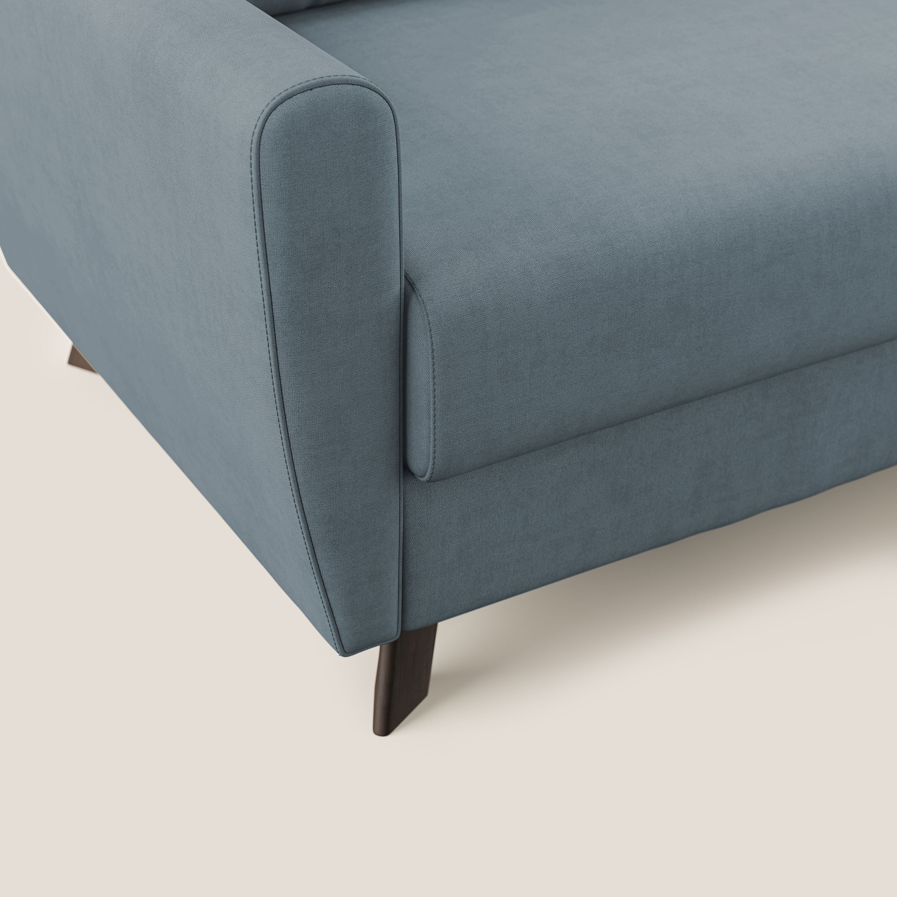 Divano Letto 2 Posti 168x97x96 cm in Tessuto Carta Da Zucchero