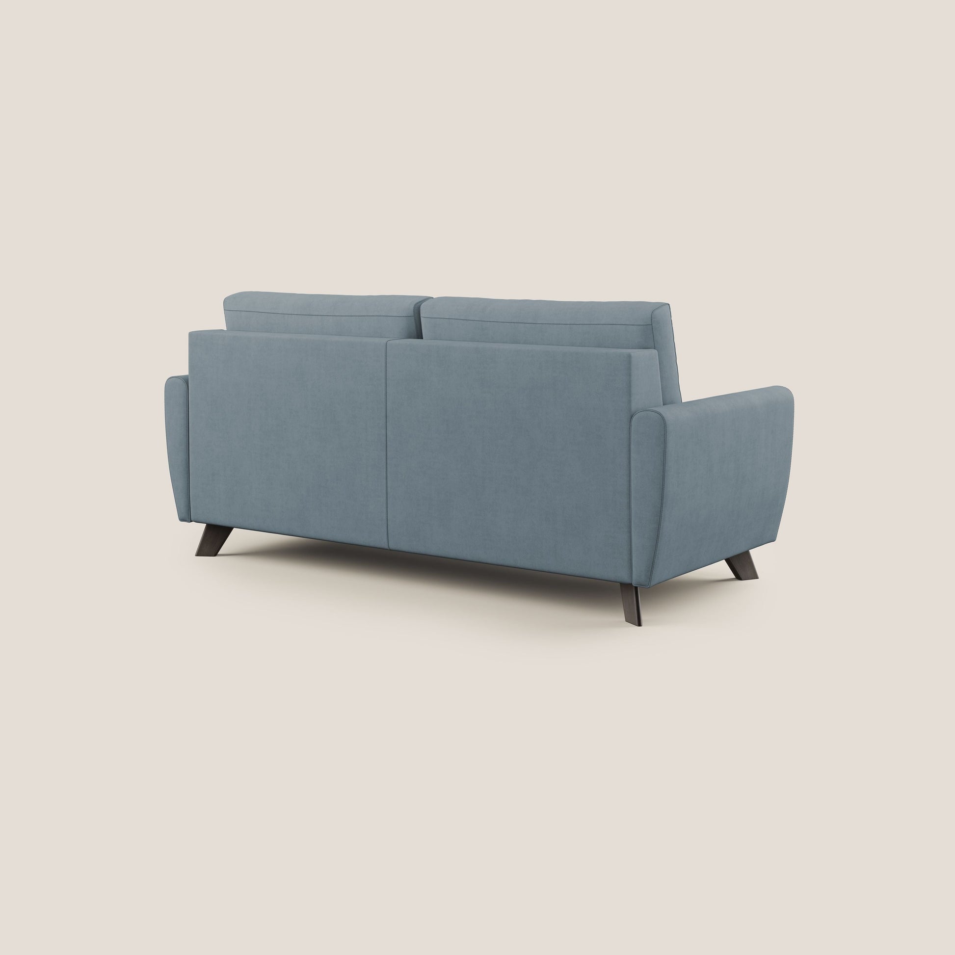 Divano Letto 3 Posti 188x97x96 cm in Tessuto Carta Da Zucchero