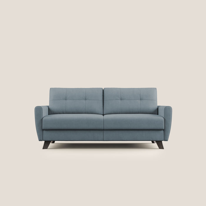 Divano Letto 2 Posti 168x97x96 cm in Tessuto Carta Da Zucchero