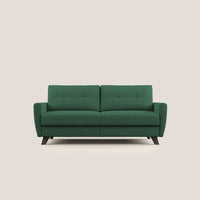 Divano Letto 2 Posti 168x97x96 cm in Tessuto Verde