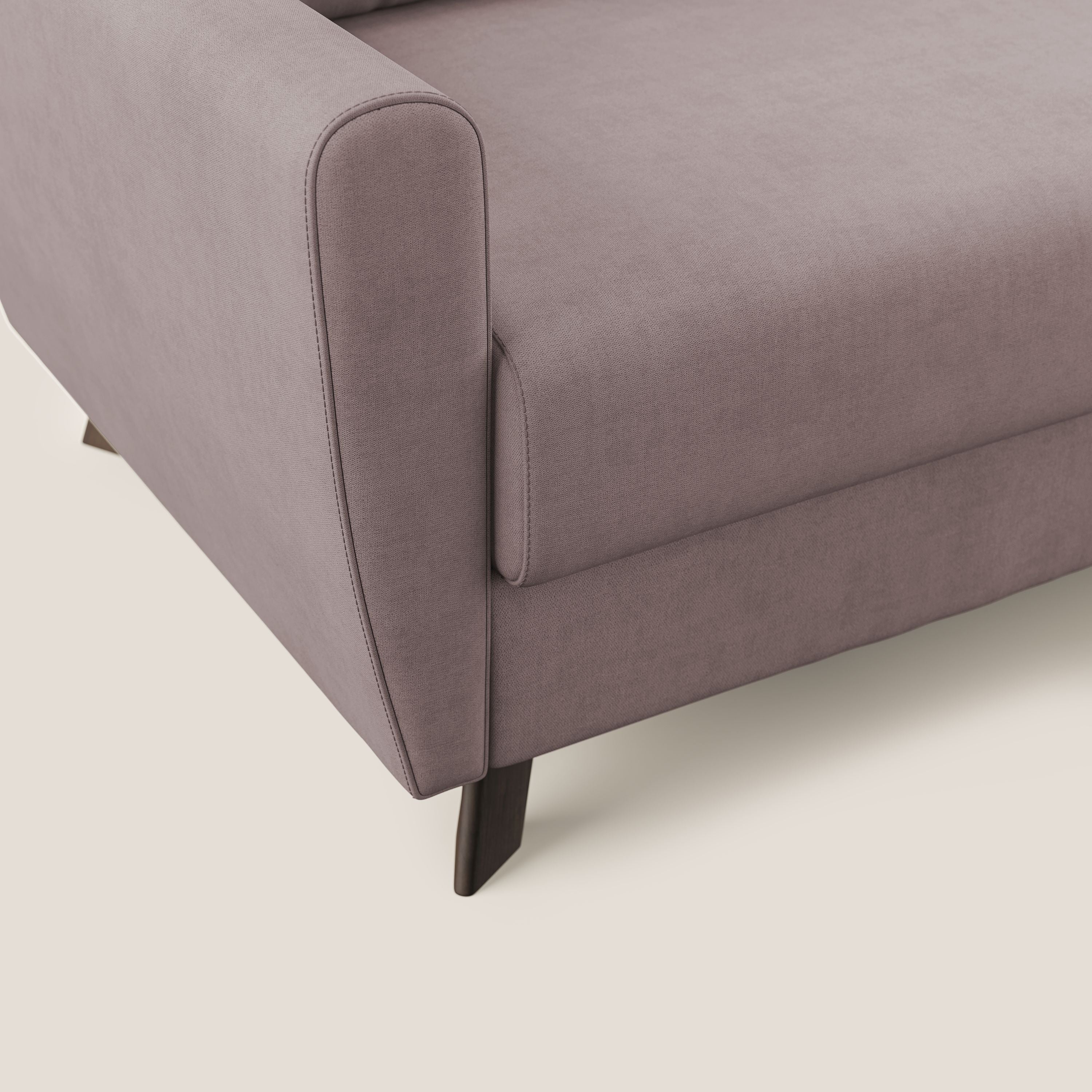 Divano Letto 2 Posti 168x97x96 cm in Tessuto Rosa