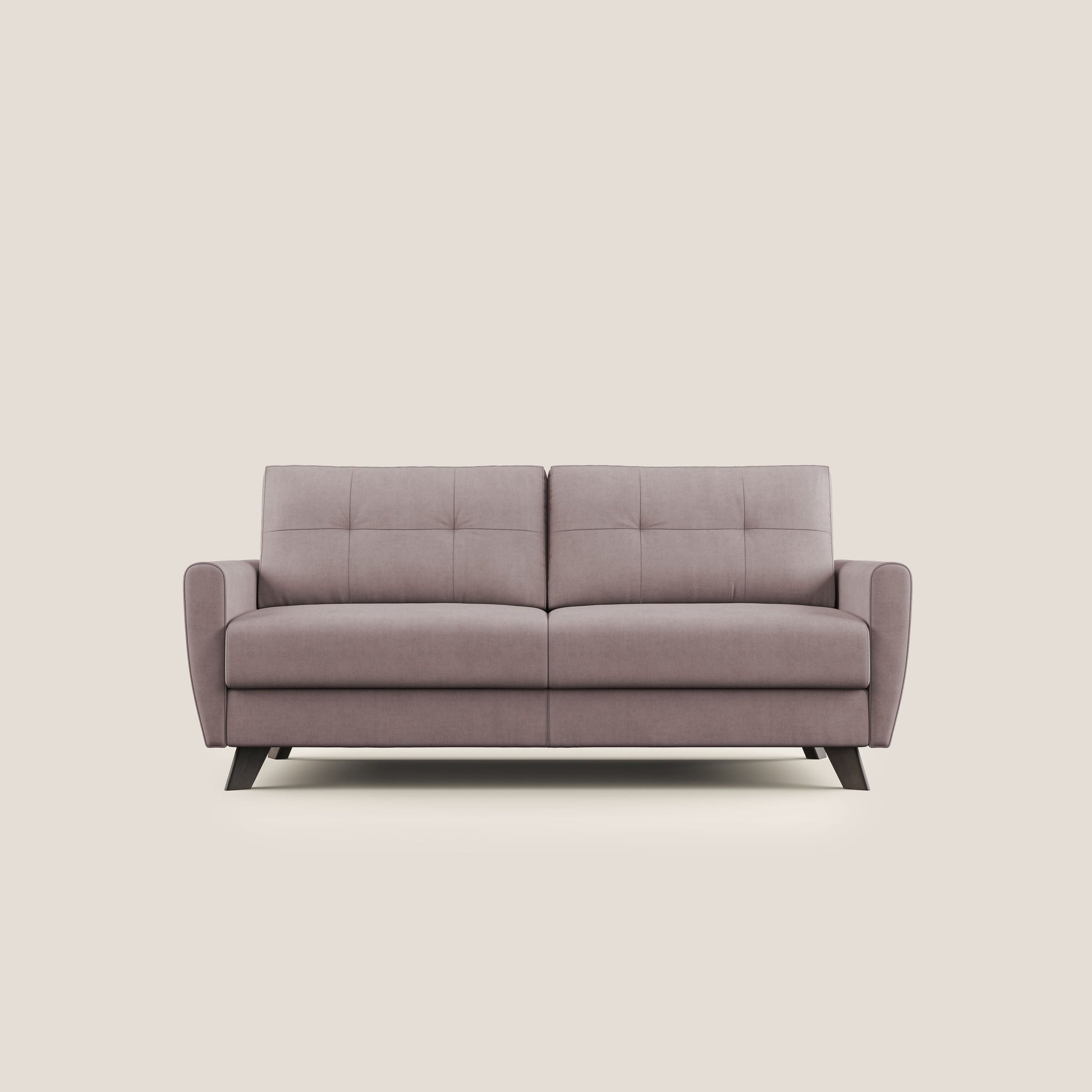 Divano Letto 2 Posti 168x97x96 cm in Tessuto Rosa