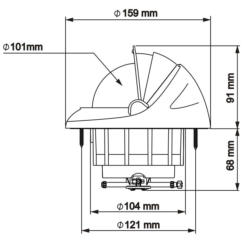 CALOTTA NERA PER OFFSHORE 115