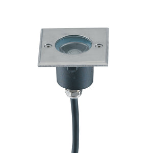FARO A INCASSO CALPESTABILE LED WALK ACCIAIO QUADRATO 3W 375LM 4000K IP67 7X7X6,6CM