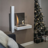 Gram Camino a Bioetanolo da muro bianco 75x63x21 cm