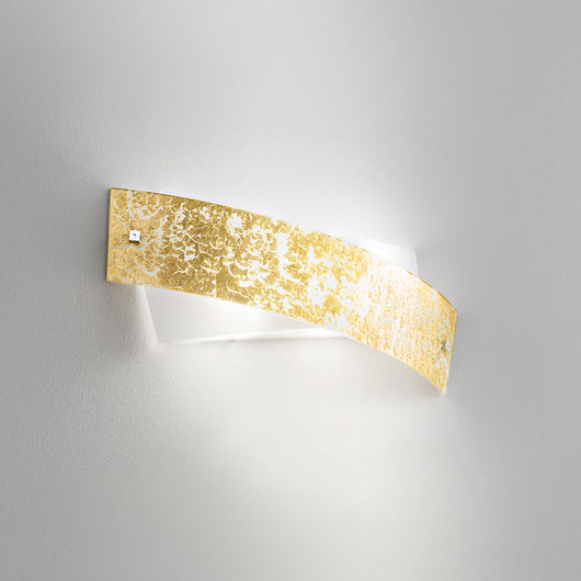 Camilla - Lampada da parete oro 2XE14 max 2X28W IP20 - Applique led da muro design moderno 54x20cm