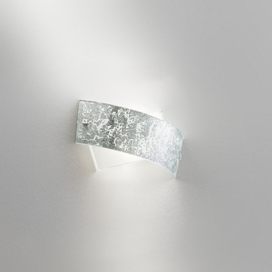 Camilla - Lampada da parete argento 2XE14 max 2X28W IP20 - Applique led da muro design moderno 34x20cm