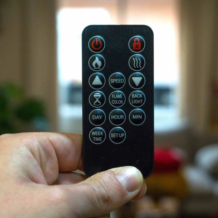 Camino Elettrico da Parete 182,5x55x13,9 cm 1500W Effetto Fiamma Sined Pordoi Nero