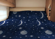 Sacco Copripiumino Camper Roulotte 100% Cotone PERSONALIZZABILE Varie Fantasie - Matrimoniale - Luna
