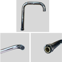 CANNA DI RICAMBIO ALTA PER  MISCELATORE RUBINETTO CUCINA LAVELLO SQUADRATO 24cm