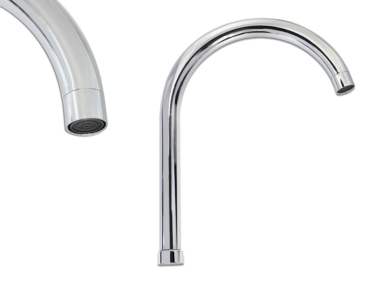 CANNA DI RICAMBIO MISCELATORE RUBINETTO CUCINA LAVELLO CANNA ALTA CROMATO 30CM