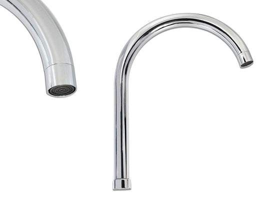 CANNA DI RICAMBIO MISCELATORE RUBINETTO CUCINA LAVELLO CANNA ALTA CROMATO 30CM