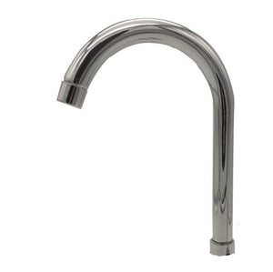 CANNA DI RICAMBIO MISCELATORE RUBINETTO CUCINA LAVELLO CANNA ALTA CROMATO 30CM