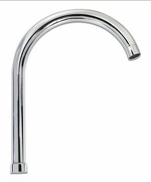 CANNA DI RICAMBIO MISCELATORE RUBINETTO CUCINA LAVELLO CANNA ALTA CROMATO 30CM