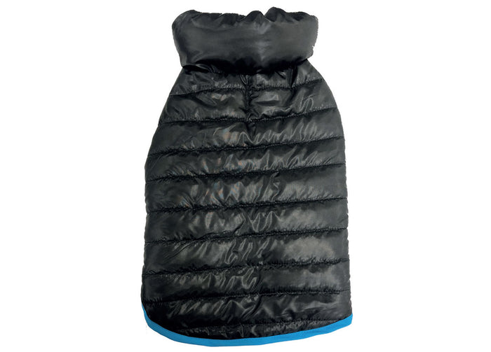 Cappottino Nero Invernale Vestito Imbottito Giacca Per Cani Jacket Varie Taglie - M - Cappottino