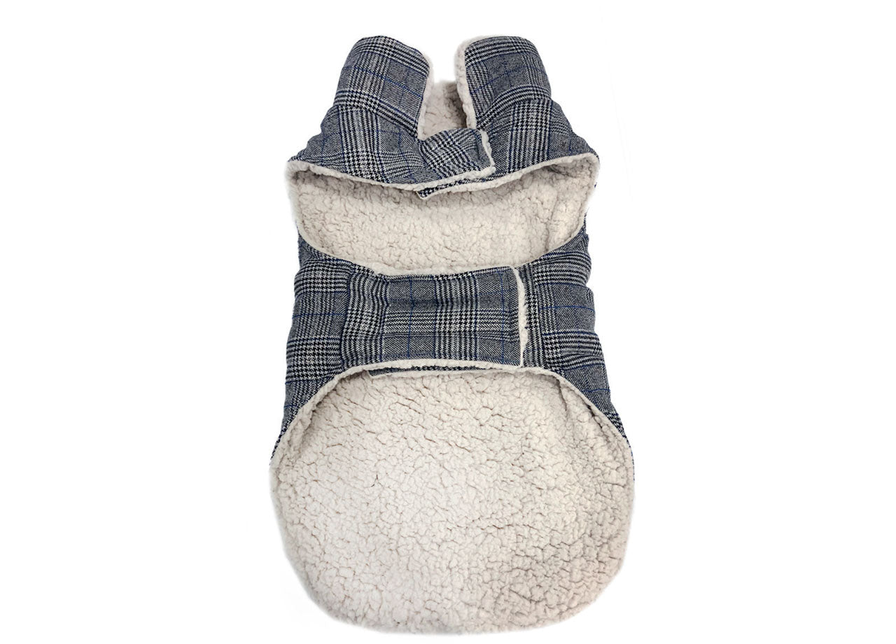 Cappottino Scozzese Invernale Vestito Imbottito Giacca Cani Scottish Varie Taglie - L - Cappottino