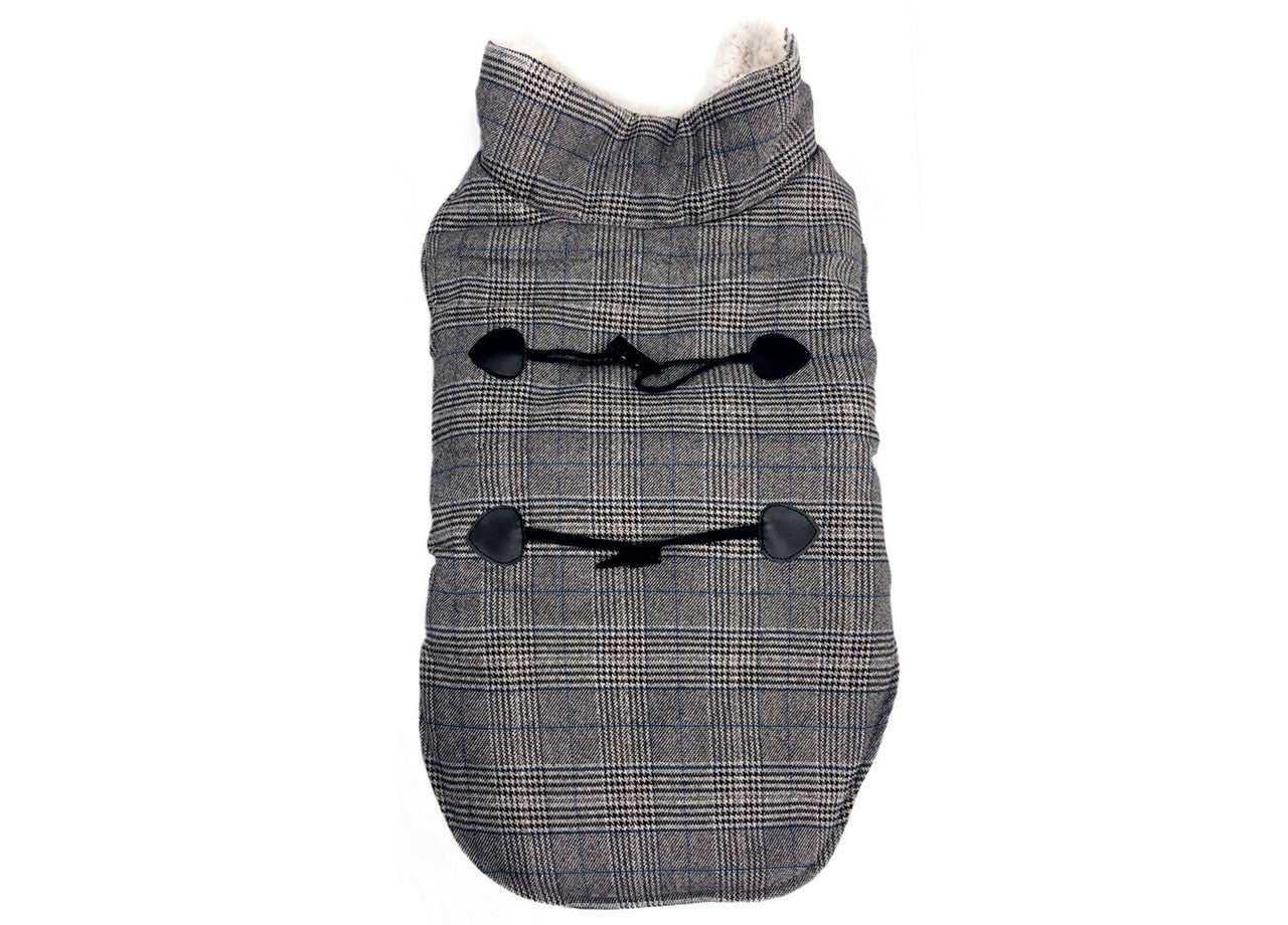 Cappottino Scozzese Invernale Vestito Imbottito Giacca Cani Scottish Varie Taglie - L - Cappottino