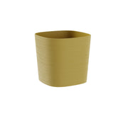 TERA Vaso elegante per fiori modello capri, fioriera da esterno in polietilene effetto satinato, con riserva d'acqua interna, adatto anche per interno,  Made in Italy