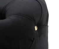 Pouf Diamond Glam Nero cm Ø 45X40