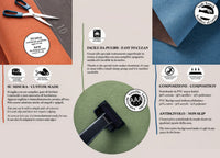 Tappeto Passatoia Cucina Antiscivolo Linea Essenziali By Suardi Tinta Unita Verde Salvia - 60x180 - Verde Salvia