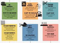 Tappeto Passatoia Cucina Antiscivolo Antisfilo Linea Futura Cetara By Suardi - 52x180 - Cetara