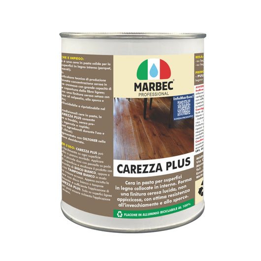 Cera in pasta per superfici in legno CAREZZA PLUS   1LT