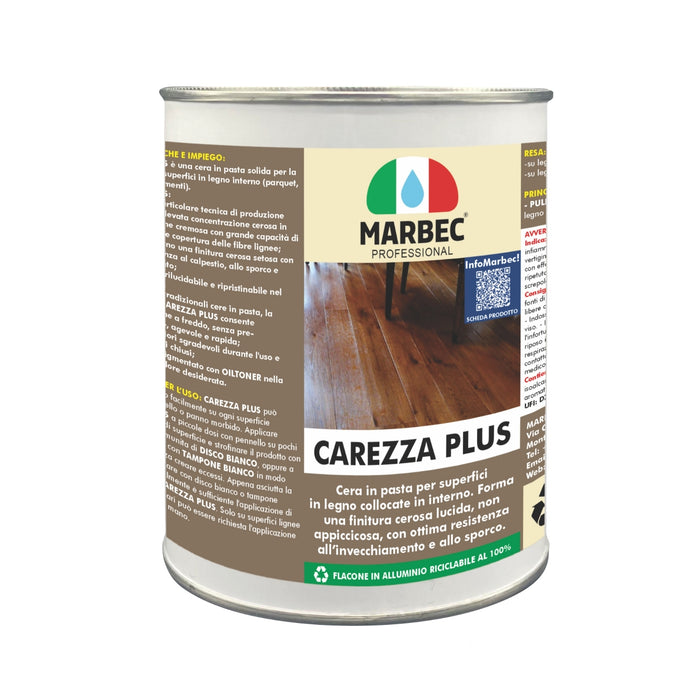 Cera in pasta per superfici in legno CAREZZA PLUS   1LT