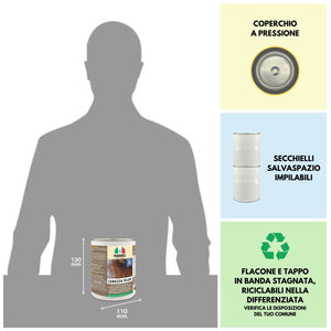 Cera in pasta per superfici in legno CAREZZA PLUS   1LT