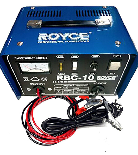 CARICA BATTERIA 12-24V 10A  AUTO MOTO CAMPER BARCA CARICABATTERIE PORTATILE