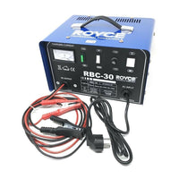 CARICA BATTERIA 12-24V 30A AUTO MOTO CAMPER BARCA CARICABATTERIE PORTATILE