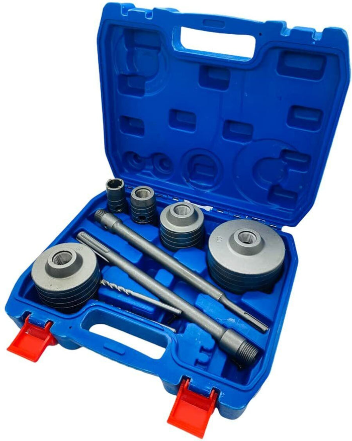 CAROTATRICI ACCESSORI TRAPANO A TAZZA 9 PEZZI PER MURO FRESA CAROTATRICE