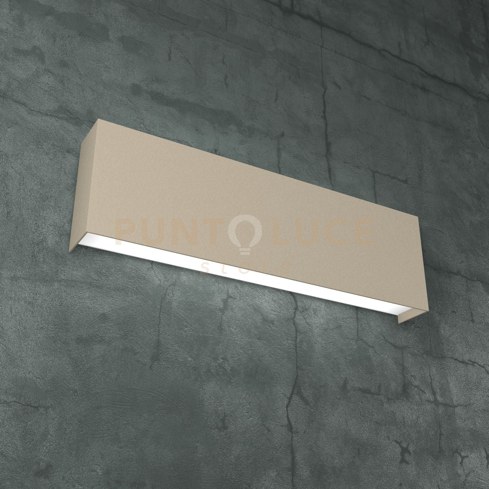 CARPET APPLIQUE 40 CM. 2 LUCI SABBIA 1137-A40-SA