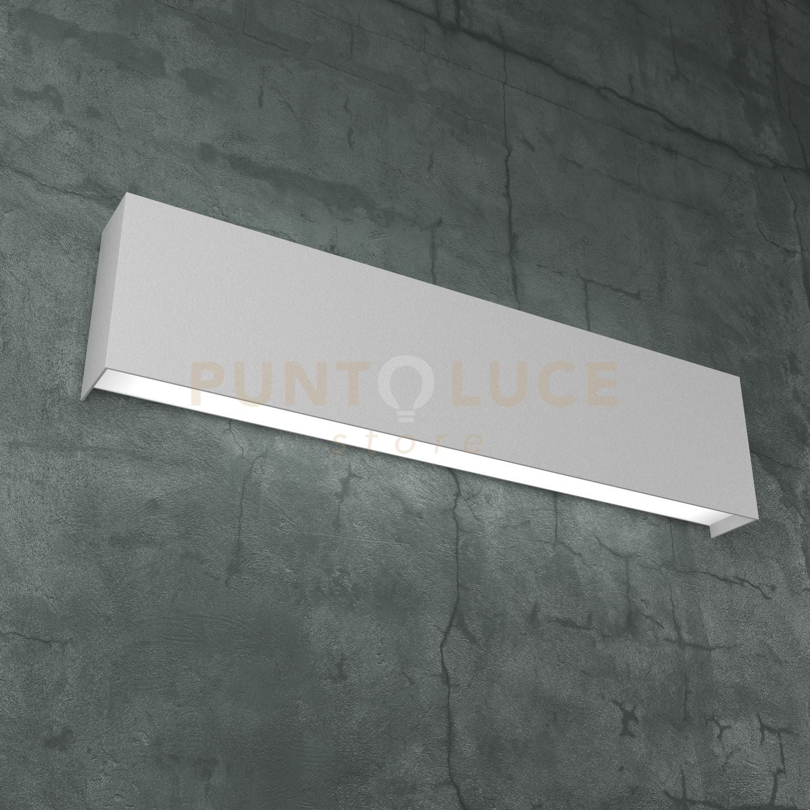 CARPET APPLIQUE 50 CM. 2 LUCI GRIGIO 1137-A50-GR