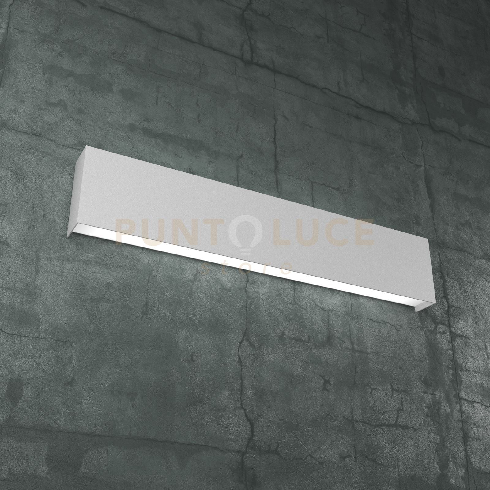 CARPET APPLIQUE 60 CM. 2 LUCI GRIGIO 1137-A60-GR