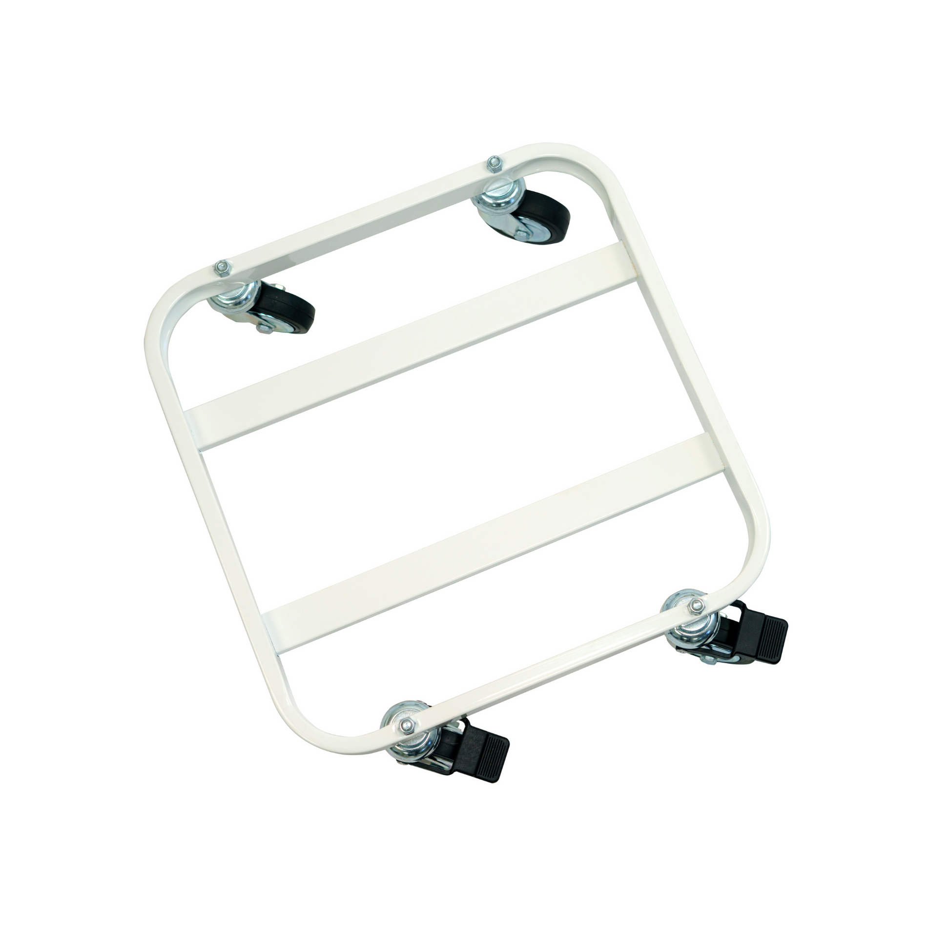 Carrello per vasi in cemento e terracotta quadro