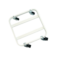 Carrello per vasi in cemento e terracotta quadro