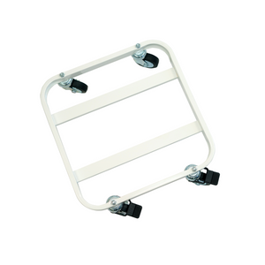 Carrello per vasi in cemento e terracotta quadro