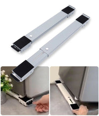 CARRELLO PER MOBILI ELETTRODOMESTICI ESTENSIBILE 40-69 CM ROTELLE RUOTE E FRENO