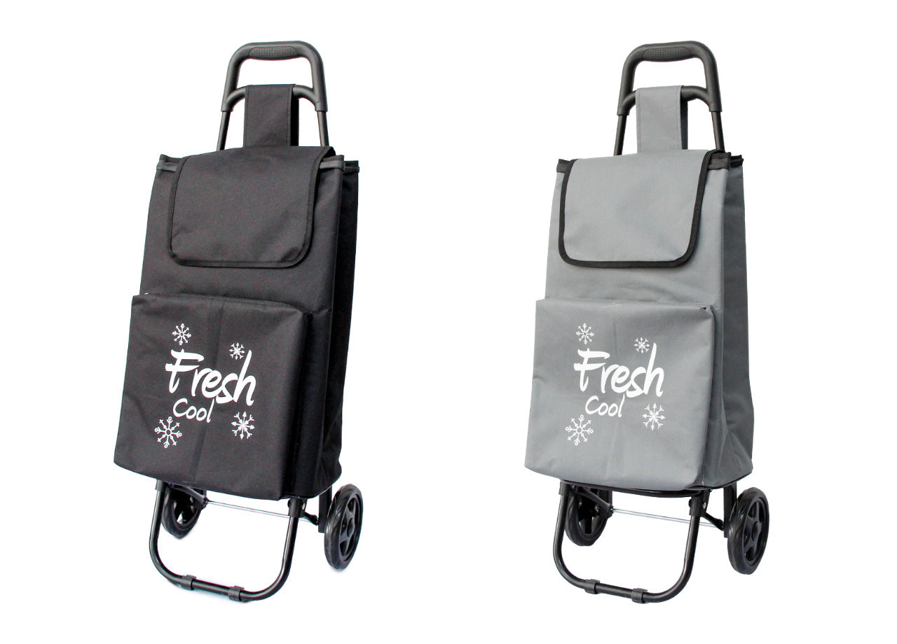 Carrello Spesa Termico Con Ruote Trolley Portaspesa Con Manico Alfredo - Carrello - Nero