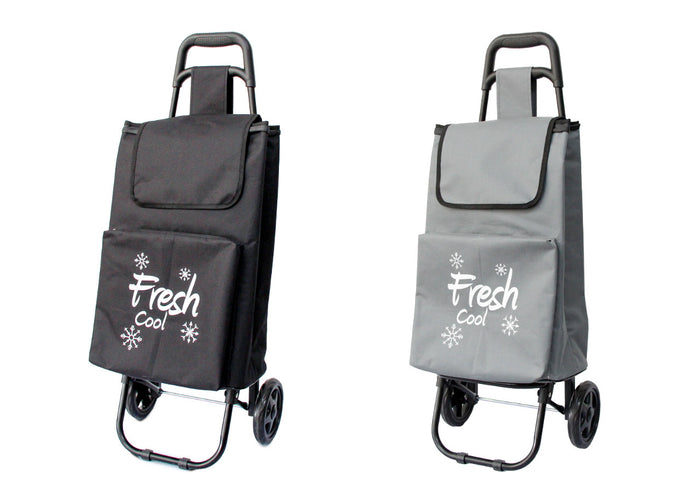 Carrello Spesa Termico Con Ruote Trolley Portaspesa Con Manico Alfredo - Carrello - Nero