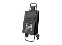 Carrello Spesa Termico Con Ruote Trolley Portaspesa Con Manico Alfredo - Carrello - Nero