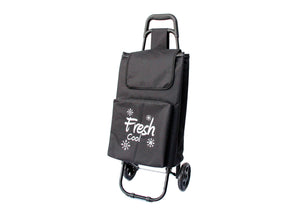 Carrello Spesa Termico Con Ruote Trolley Portaspesa Con Manico Alfredo - Carrello - Nero