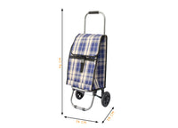 Carrello Spesa Con Ruote Trolley Portaspesa Con Manico Amilcare - Carrello - Blu
