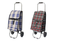 Carrello Spesa Con Ruote Trolley Portaspesa Con Manico Amilcare - Carrello - Blu