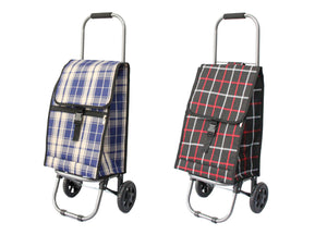 Carrello Spesa Con Ruote Trolley Portaspesa Con Manico Amilcare - Carrello - Blu