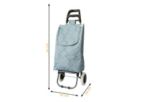 Carrello Spesa Con Ruote Trolley Portaspesa Con Manico Giuditta - Carrello - Azzurro
