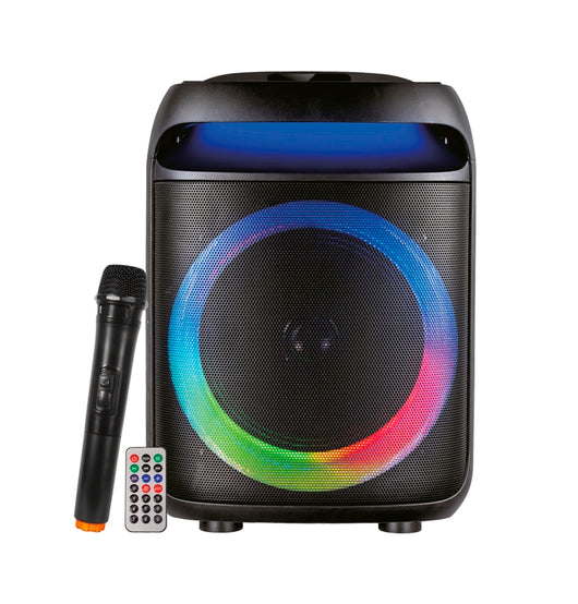 CASSA AUDIO DIFFUSORE AMPLIFICATO SONETRA CON RADIOMICROFONO - WOOFER 8"