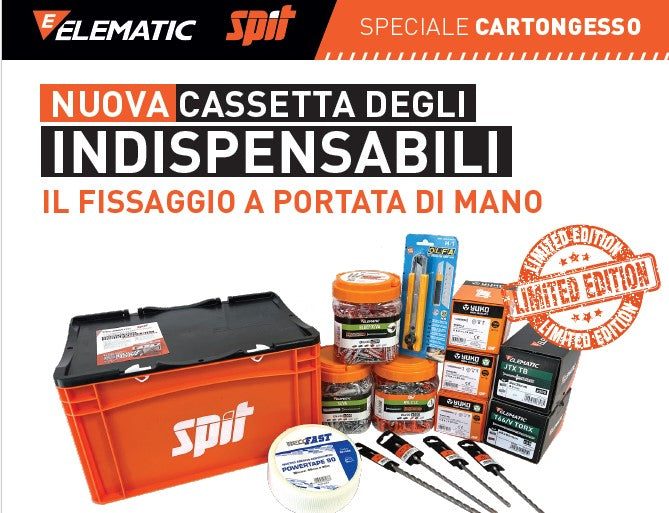 CASSETTA DEGLI INDISPENSABILI - IL FISSAGGIO A PORTATA DI MANO CN02 - SPECIALE CARTONGESSO