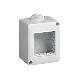 CASSETTA ESTERNA 2 FORI S/COPE MAPAM COMP V/PLANA Box 2 moduli vmr-pln s6102b