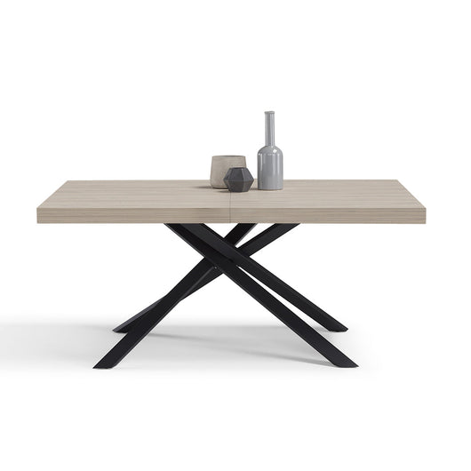 Tavolo consolle allungabile 160x90 CASSIOPEA 2 allungabile fino a 240 cm colore Olmo, 100% MADE IN ITALY, design moderno ideale per sala da pranzo, cucina e soggiorno